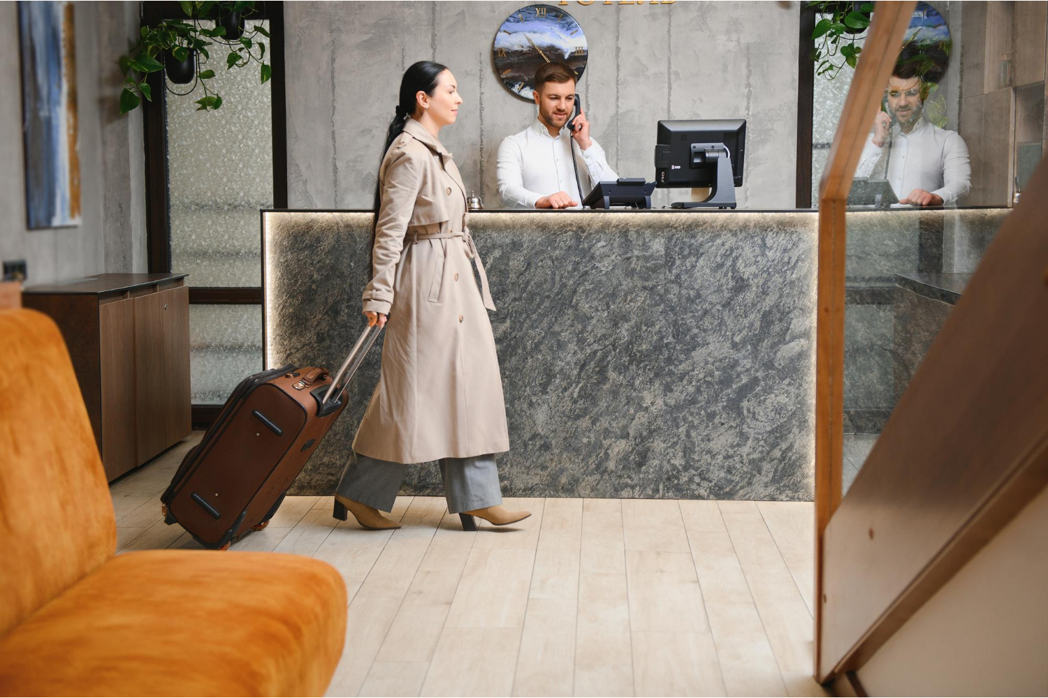 Facinos for hotels and hospitality: check-in, room charges, and guest services with one approved identity