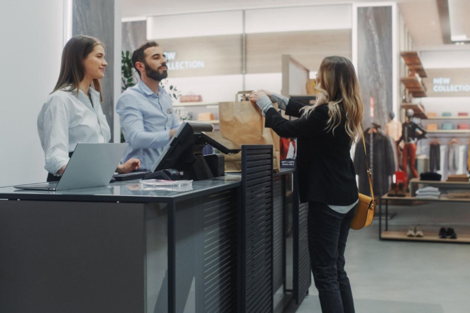 Facinos for retail and shops: contactless checkout at stores, pharmacies, and self-service counters