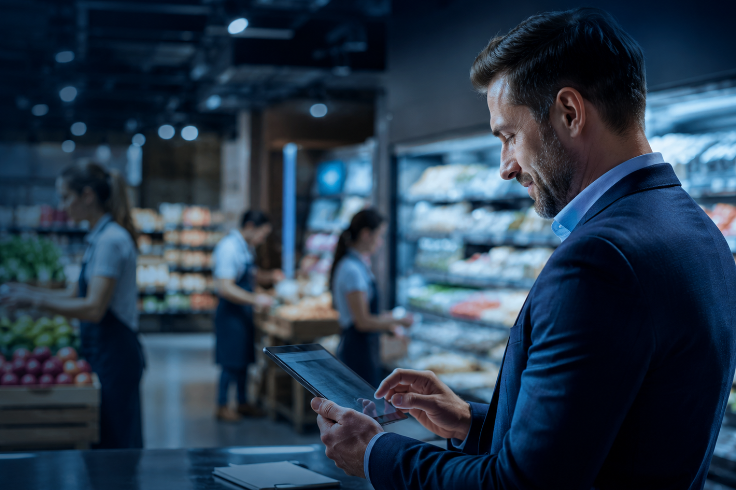 Facinos business layer: secure checkout and staff workflows with role-separated operational data