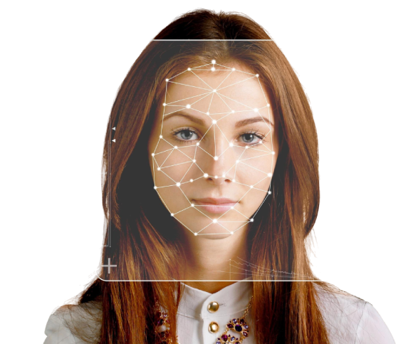 Facinos security: identity verification with protected scan framing and user-controlled approval flow