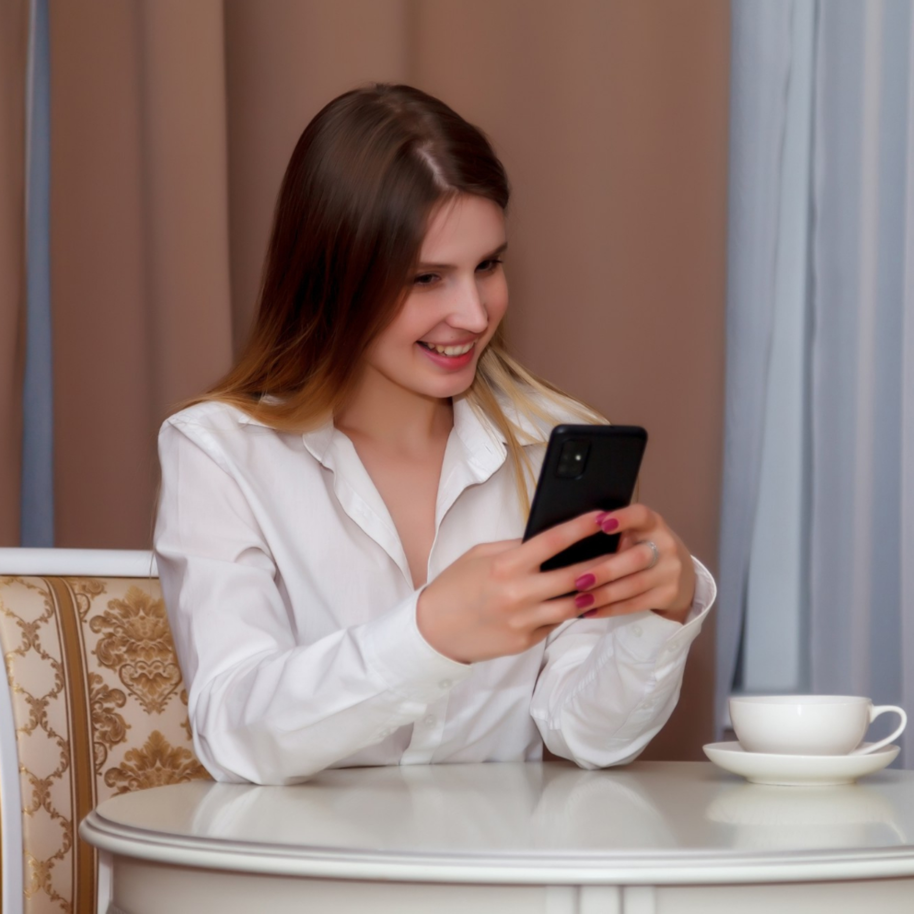 Facinos onboarding: user consent screen and account setup steps before biometric activation